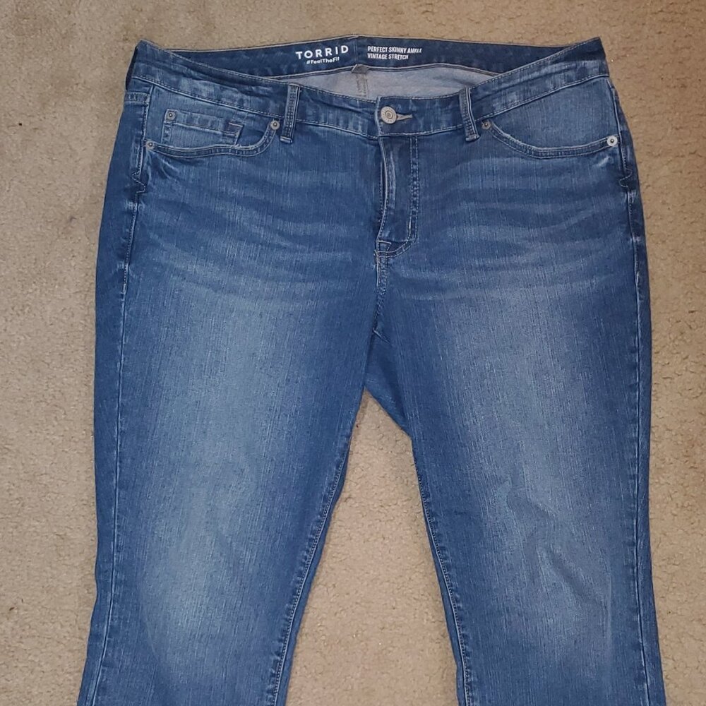 Torrid Perfect Skinny Ankle Length Jeans